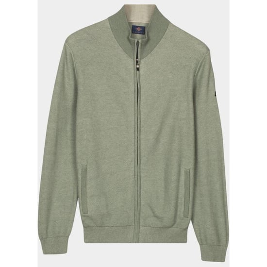 Baileys Vest heren cardigan zip 2-tone jacquard 612050/725 - Image 2