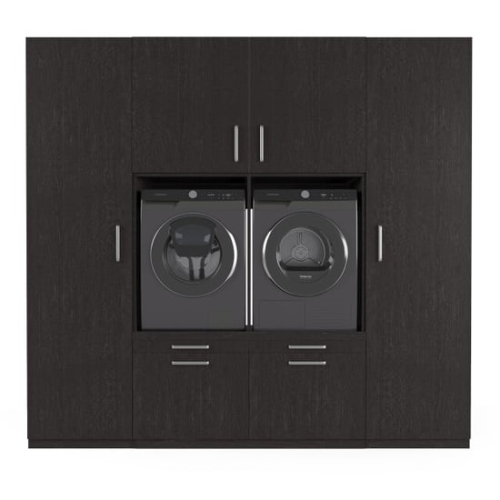 Wasophoogte Wasmachine kast vienna – Ébène - Image 1
