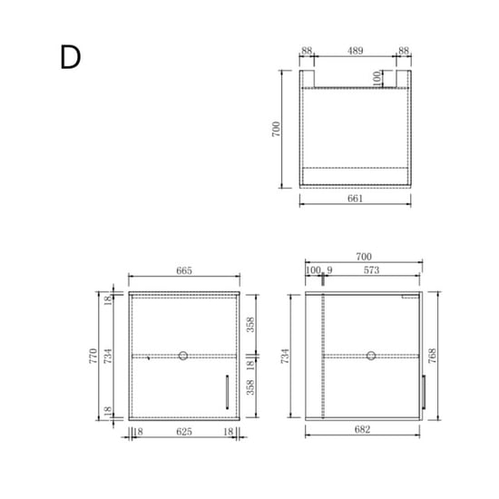 Wasophoogte Wasmachine kast module d – perle - Image 3
