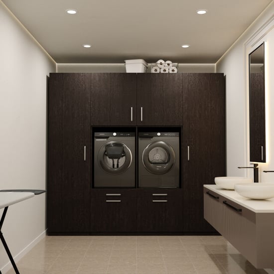 Wasophoogte Wasmachine kast vienna – Ébène - Image 6