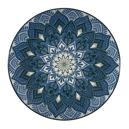 Luzzo ® madala serviesset 4 persoons 12-delig porselein blauw - Image 2