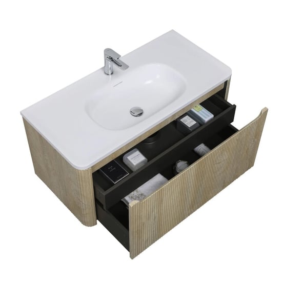 Badplaats Badkamermeubel set tundra 100 x 48 cm licht badmeubel met - Image 5