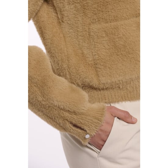 Rino & Pelle short cardigan with zipper closure bento.5002622 11013 burlywood - Image 2
