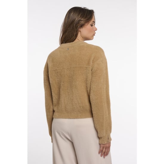 Rino & Pelle short cardigan with zipper closure bento.5002622 11013 burlywood - Image 4