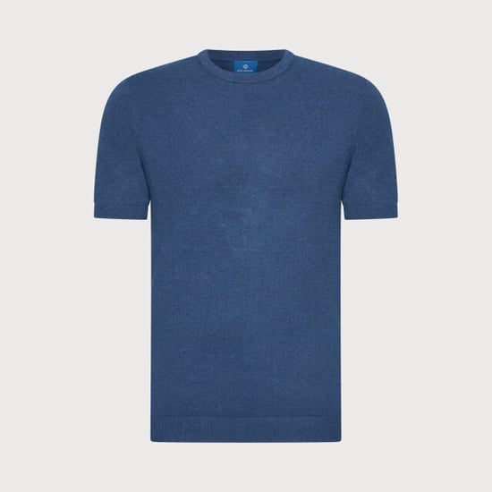 Blue Industry Luxe knitted t-shirt | - Image 3