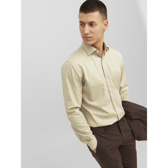 Jack & Jones jprblaparker shirt l/s noos 12227385 pure cashmere - Image 2