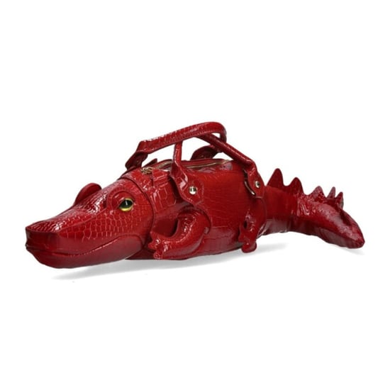 Laura Vita Sac croco rouge - Image 3