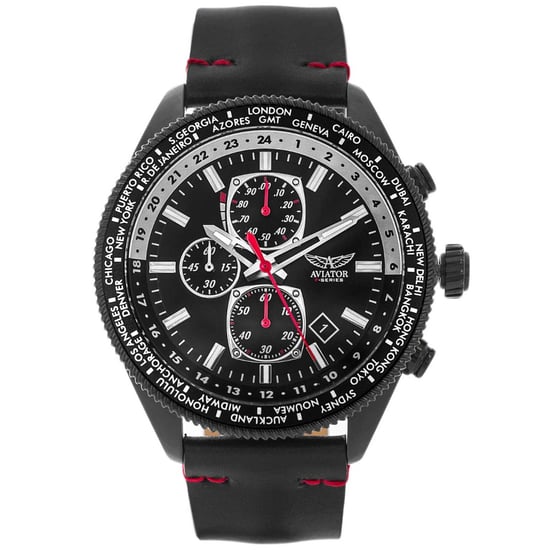Aviator Horloge F-Series Black Eagle AVAW9485 Zwart - Image 2