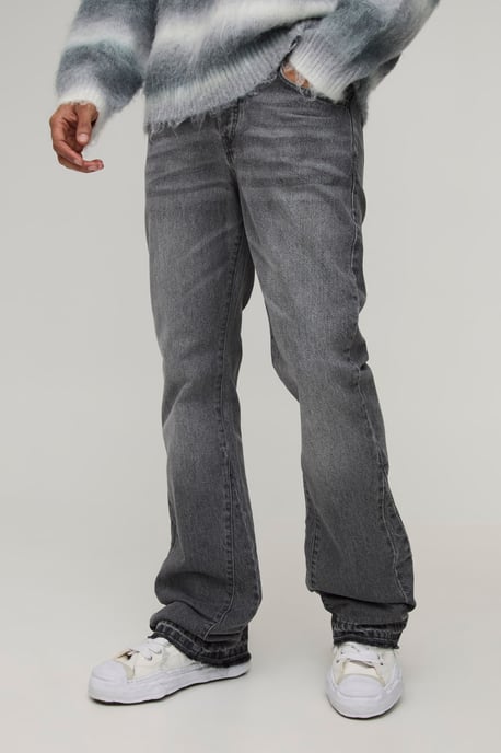 Slim Flared Stacked Tonal Gusset Jeans - Image 1
