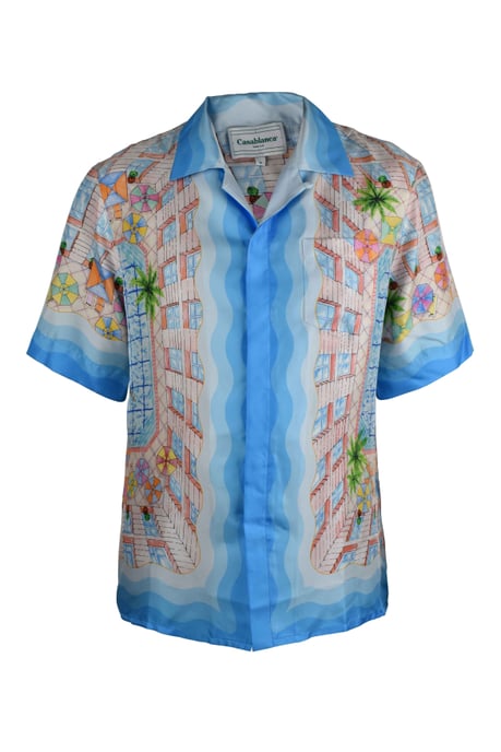Casablanca Shirt Blue - Image 1