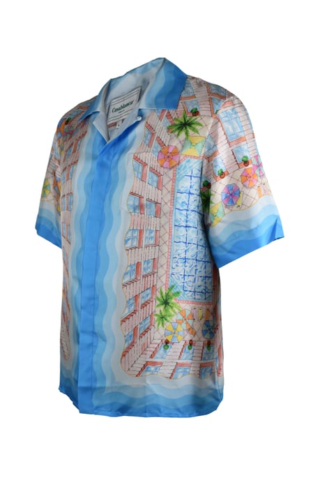 Casablanca Shirt Blue - Image 2