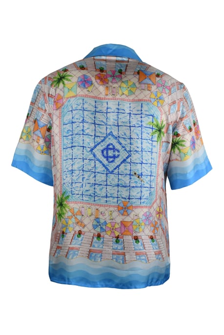 Casablanca Shirt Blue - Image 3