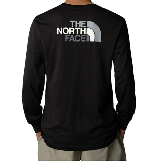 The North Face Mens Long Sleeve Easy T-Shirts Black - Image 5