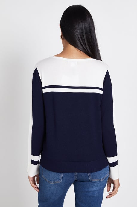 Petite Colour Block Jumper - Image 3
