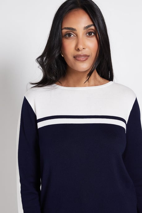 Petite Colour Block Jumper - Image 4