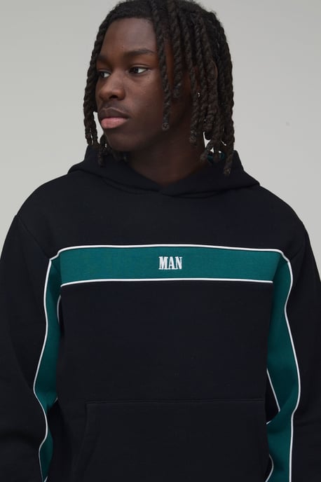 Boxy Man Sport Panelled Hooded Tracksuit - Image 4