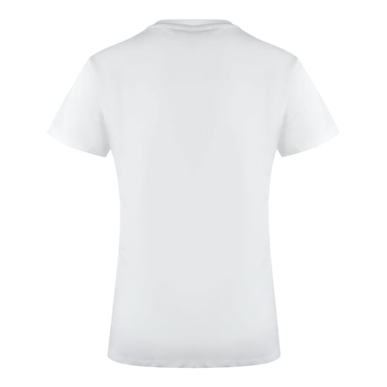 Love Moschino Shiny Heart Logo White T-shirt - Image 3