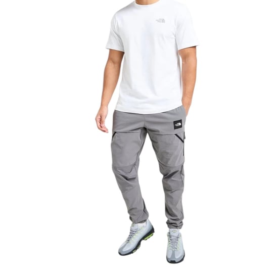 The North Face Mens SS Tee Simple Dome Reflective Logo White T-Shirt - Image 4