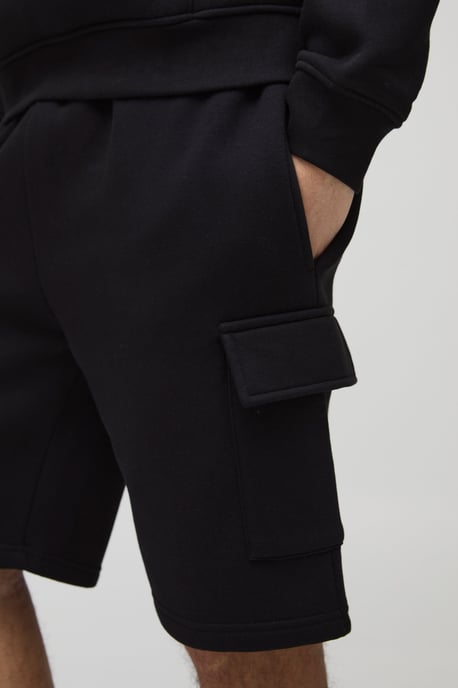 Loose Fit Mid Length Cargo Shorts - Image 3