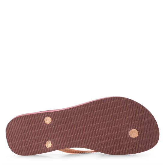 Women's Havaianas Slim Organic Flip-Flops in Purple - Image 3