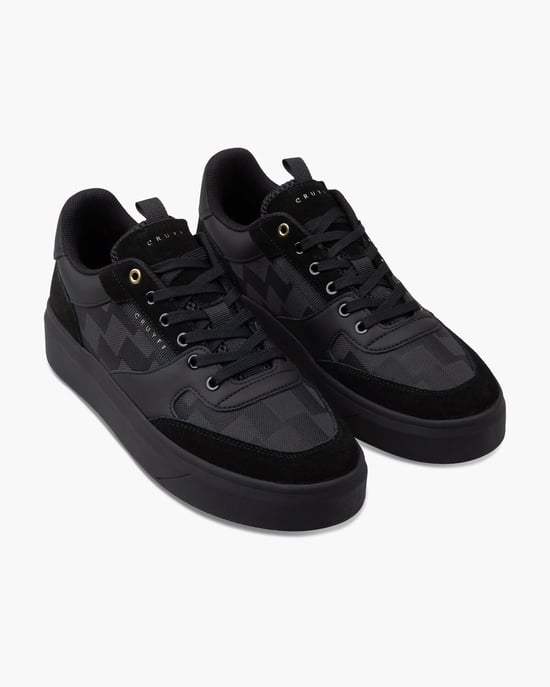 Cruyff Terra Court Men's Black/Gold Trainers - Image 3