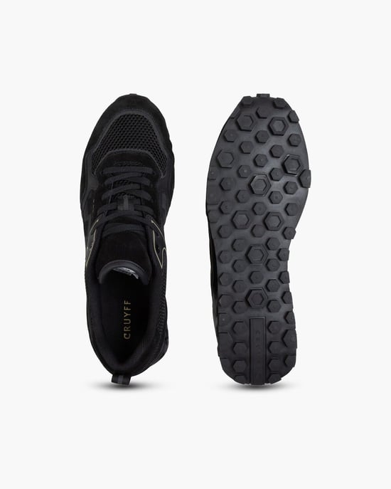Cruyff Fuori Men's Black/Gold Trainers - Image 5
