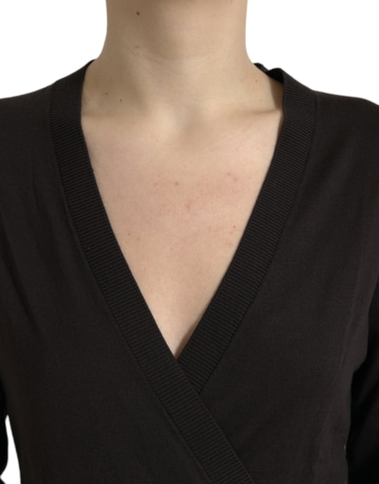 Wrap Knit Top Tsh84349 - Image 4