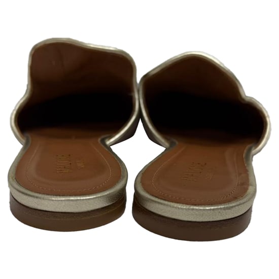 Malone Souliers Marianne Pointed-Toe Flat Mules in Brown Suede - Image 3