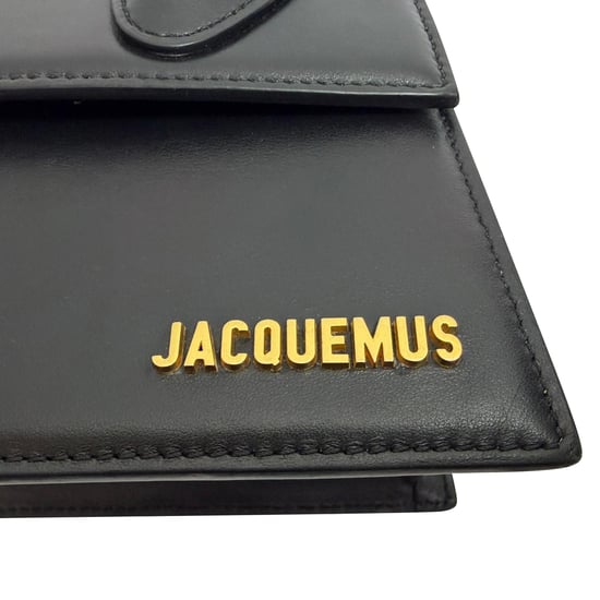 Jacquemus Le Chiquito Top-Handle Bag in Black Leather - Image 3