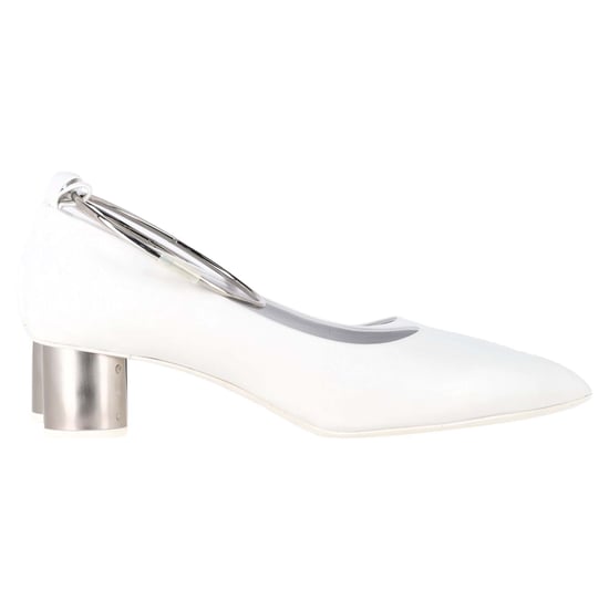 Jil Sander Alima Pumps in White Leather - Image 1