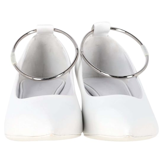 Jil Sander Alima Pumps in White Leather - Image 3