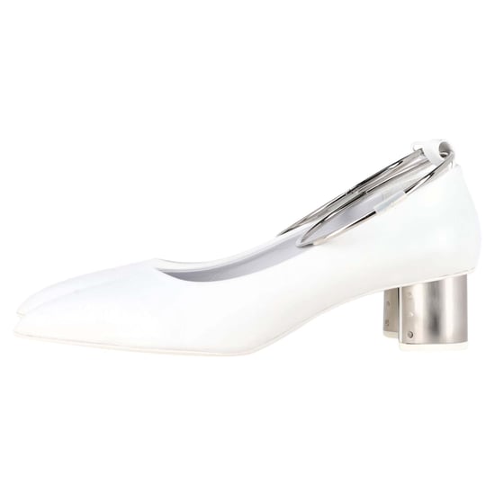 Jil Sander Alima Pumps in White Leather - Image 4