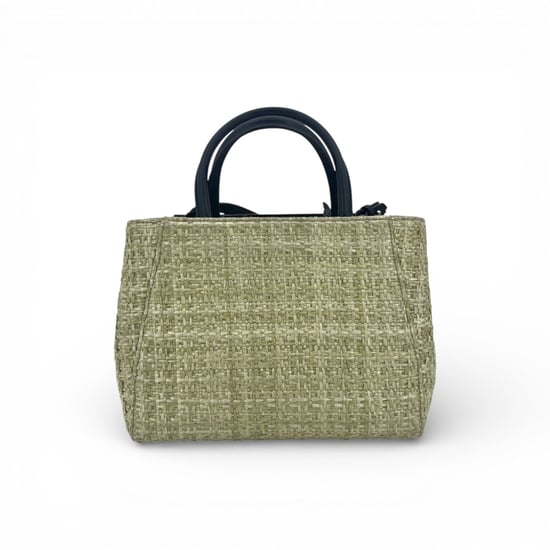 Fendi Wicker Tote Bag 2Jours - Image 3
