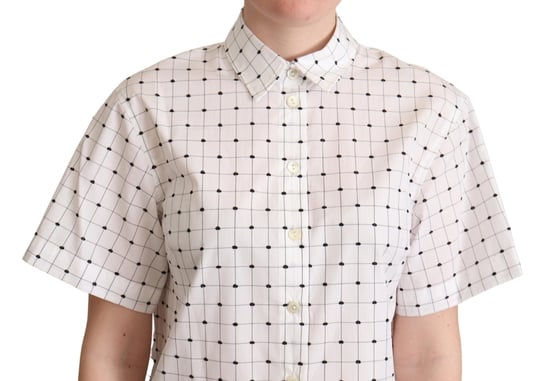 Dolce Gabbana Korte Mouw Overhemd Gingham Ruit - Image 2