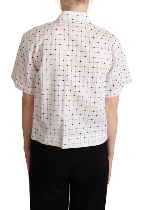 Dolce Gabbana Korte Mouw Overhemd Gingham Ruit - Image 4