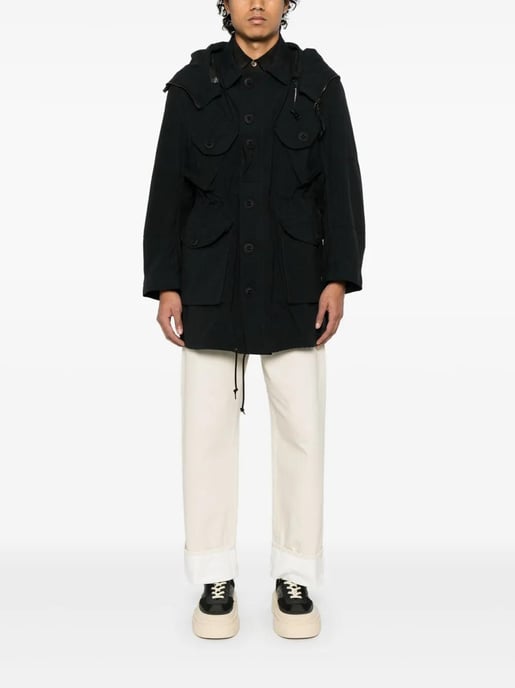 Nylon Parka Coat - Image 1