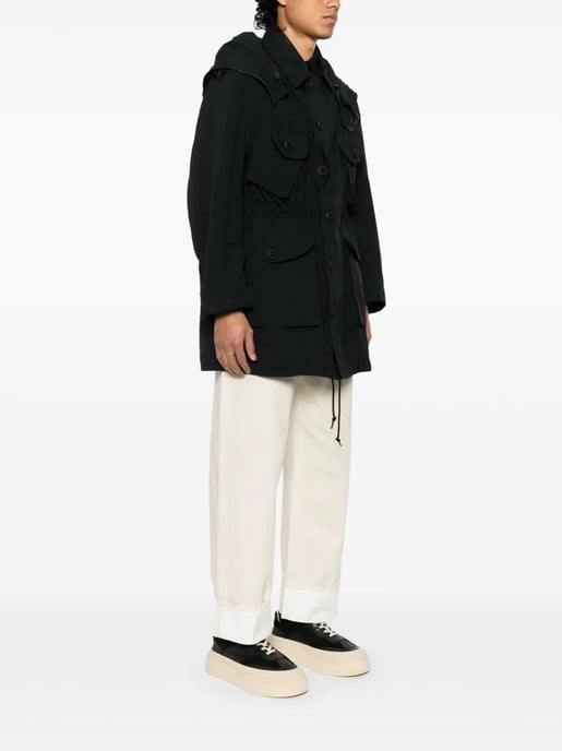 Nylon Parka Coat - Image 3
