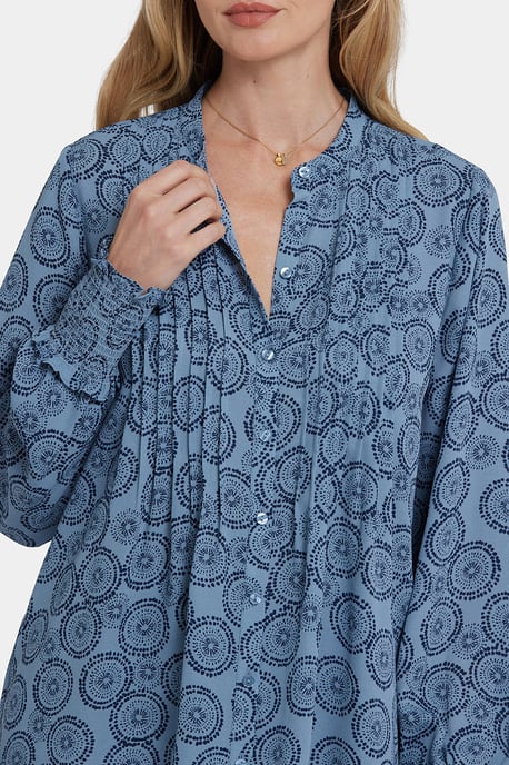Gepailleerde Boerenblouse | Regen Tuin - Image 4