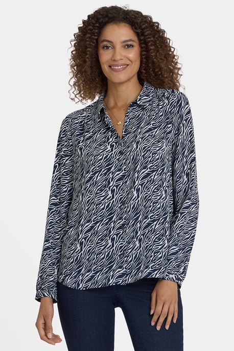 Moderne Blouse | Vintage Zebra - Image 1