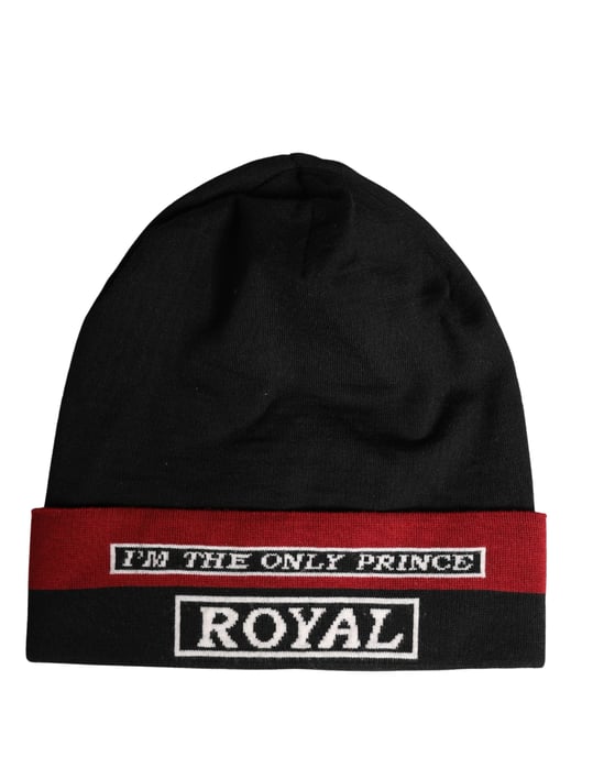 Dolce & Gabbana Gebreide Beanie Met Tekstuele Versieringen - Image 2