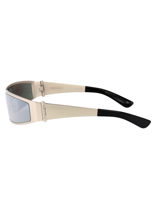 Metallic Silver Sunglasses - Image 3