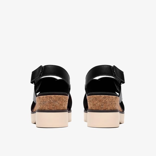 Diaz Cross Black Leather Sandals - Image 5