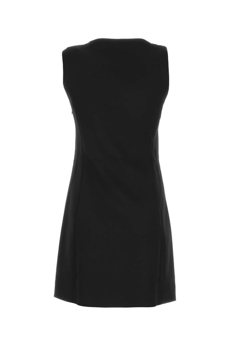 Zwarte Stretchjersey Aansluitend Jurk - Image 2
