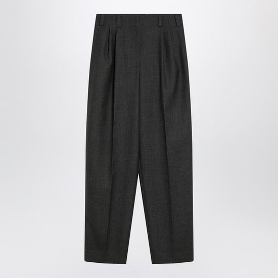 Grey Wool Trousers - Image 2