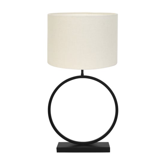 Light & Living Tafellamp liva/livigno zwart/ Ø40x78,5cm - Image 1