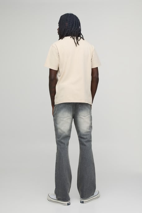 Basic Flared Fit Jeans - Image 3