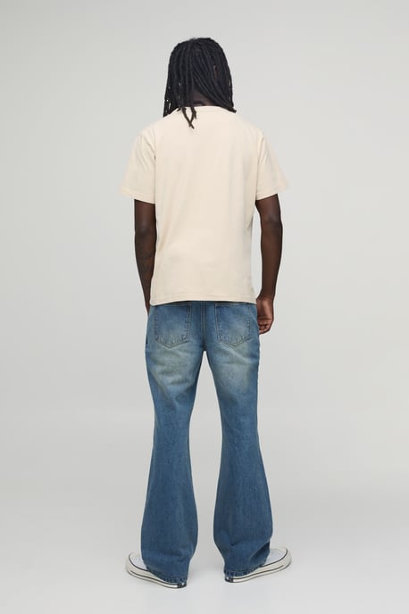 Basic Flared Fit Jeans - Image 3