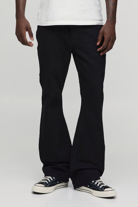 Basic Flared Fit Jeans - Image 1