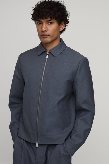 Tailored Zip Up Harrington Co-Ord Jacket - Image 2