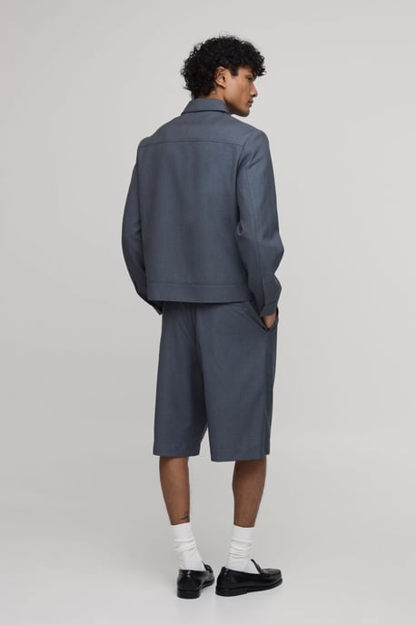 Tailored Zip Up Harrington Co-Ord Jacket - Image 3